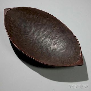 Fiji Islands Carved Wood Bowl