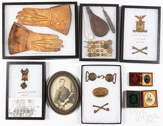 Group of Civil War related items