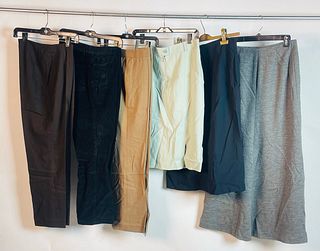 Set of 3 Pants and 3 Skirts Including Angina, Lafayette 148, Escada, Margaretha Lev, Faconable