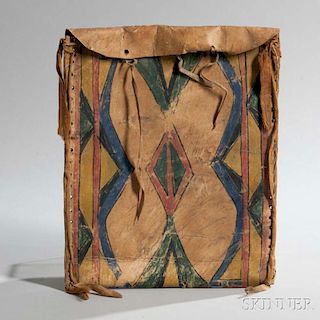 Sioux Painted Parfleche Work Bag