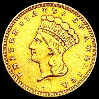 1856 Rare Gold Dollar CLOSELY UNCIRCULAT