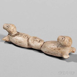 Eskimo Carved Ivory Amulet
