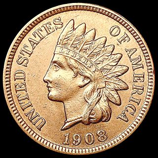 1908-S RED Indian Head Cent UNCIRCULATED