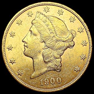1900 $20 Gold Double Eagle UNCIRCULATED
