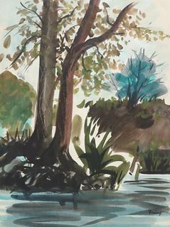 MICHAEL FRARY (TEXAS, 1918-2005) UNION WELLS CREEK BIG THICKET PUBLISHED