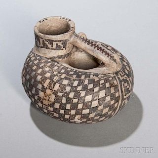 Prehistoric Painted Pottery Pitcher