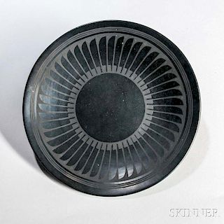 San Ildefonso Black-on-black Pottery Plate