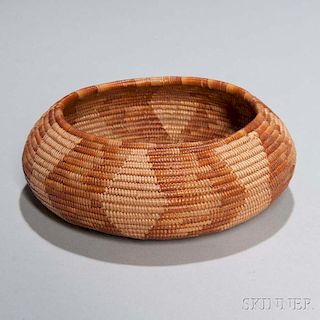 Mission Coiled Basketry Bowl