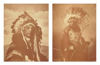2 Frank A. Rinehart (1861-1928) Indian photo prints