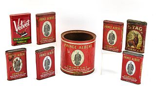 COLLECTION OF TOBACCO TINS