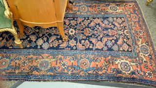 Hamaden Oriental throw rug, 4' x 6'6".
