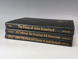 3 CADILLAC PUBLISHING GOLDEN AGE OF HOLLYWOOD BOOKS