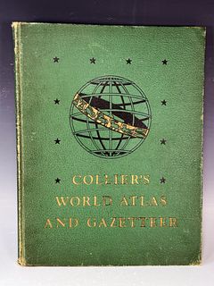 COLLIER'S WORLD ATLAS AND GAZETTEER 1949
