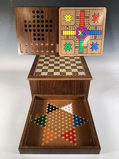 BOARD GAMES CUBE WITH STORAGE