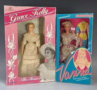 GRACE KELLY THE SWAN AND VANNA WHITE DOLL