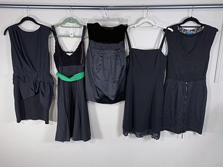 ASSORTED SHORT BLACK DRESSES 