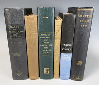 6 BOOKS ON LAW & LEGAL CONTRACTS