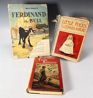THREE CHILDRENS BOOKS WALT DISNEY 1898-1936
