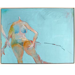 Vivien Ressler, large oil on canvas