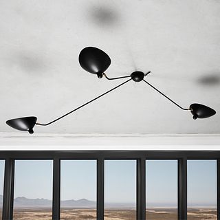 Serge Mouille for Stilnovo, wall/ceiling lamp