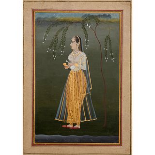 Fine Indo-Persian portrait painting