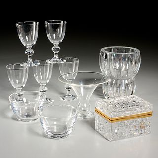 Steuben & Baccarat glass collection