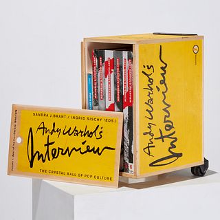 Andy Warhol's 'Interview', limited ed. crated set