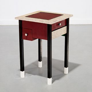 Isabel O'Neil style lacquered side table