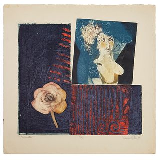 Liliana Porter, color etching, 1964