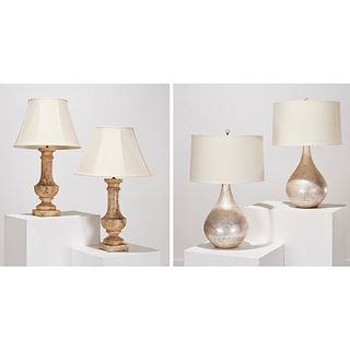 (2) Pair table lamps