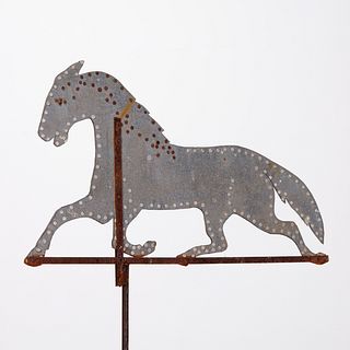Antique Folk Art running horse weathervane