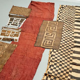 (7) African textiles, incl. Kuba & Ndebele