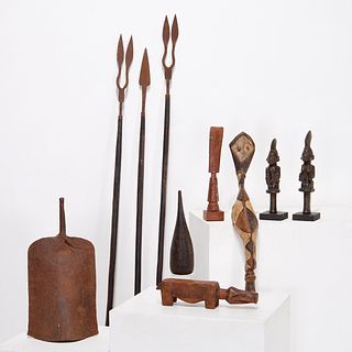 African tribal artifact collection