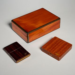 Dupont & Davidoff wooden smoking accessories