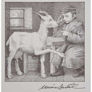 Maurice Sendak, signed Zlateh the Goat print