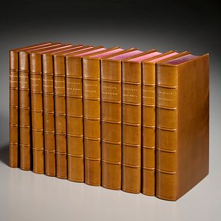 The Babylonian Talmud, decorative leather binding