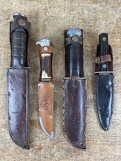 Four Bowie Knives