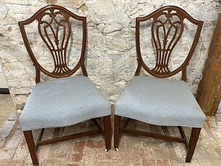 Pair of Shield Back Chairs
