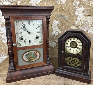 Two Mantel Clocks