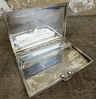 Pasgorcy Silver Cigarette Case