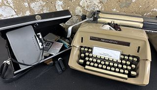 Vintage Camera and Typewriter