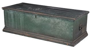 American Paint Decorated Lift Top Chest