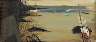 ETNIER, Stephen. Oil on Canvas "Summer", 1954.