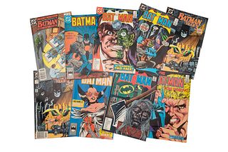 BATMAN, 1980'S. Batman. The Triumph; About Faces; Strike Two; Cross-Over; The Many Deaths. New York: 1986 - 1989. Piezas: 9.