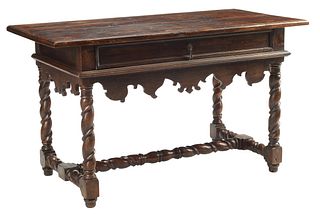 BAROQUE STYLE ONE-DRAWER WRITING TABLE