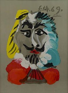PICASSO, Pablo (After). Color Lithograph from