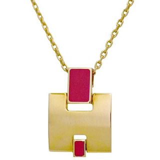 HERMES IRENE GOLD PLATED NECKLACE