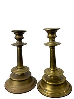 Pair of Early Weighted Candlesticks