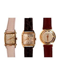 Three Vintage Wittnauer Watches