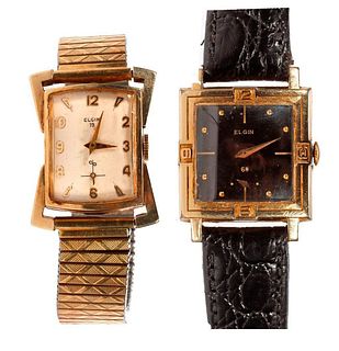 Two Vintage Elgin Men's Watches